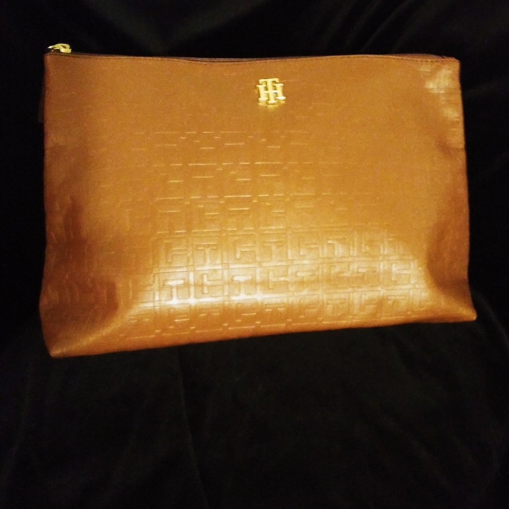 Tommy Hilfiger "TH" Embossed Clutch